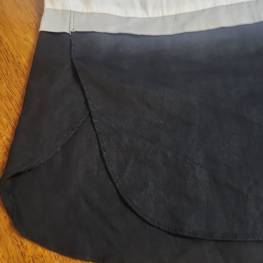 J. Jill Color Block Love Linen Top Large - Picture 6 of 8